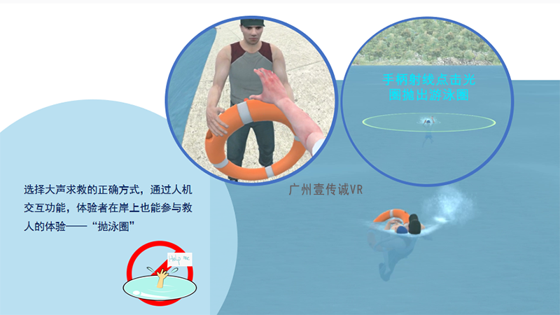 广州壹传诚VR VR防溺水 VR防溺水教育 VR虚拟溺水体验